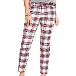Tartan/Plaid Ankle Pants 24W